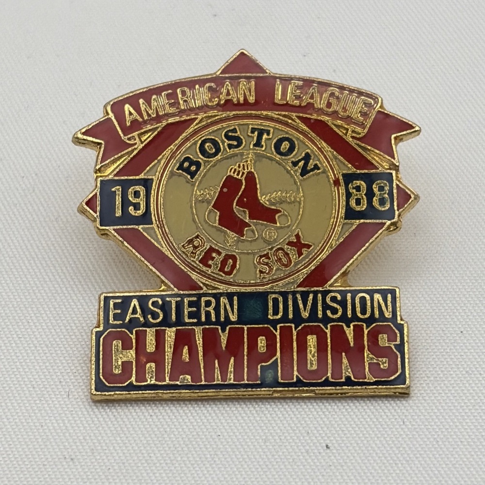 MLB Baseball Boston Red Sox 1988 Eastern Division Champions Lapel Hat Pin